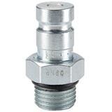 PD Series Steel Nipple with Male ORB Thread